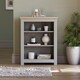 image 3 of Vida Designs Arlington 3 Tier Bookcase Shaker Style Display Storage, Grey & Oak