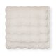image 2 of BHS Scalloped Faux Fur Cushion, Cream