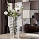 image 4 of Crystal Look Heavy Glass Bouquet Flower Vase Holder Home Table Elegant Decor | Clear | London