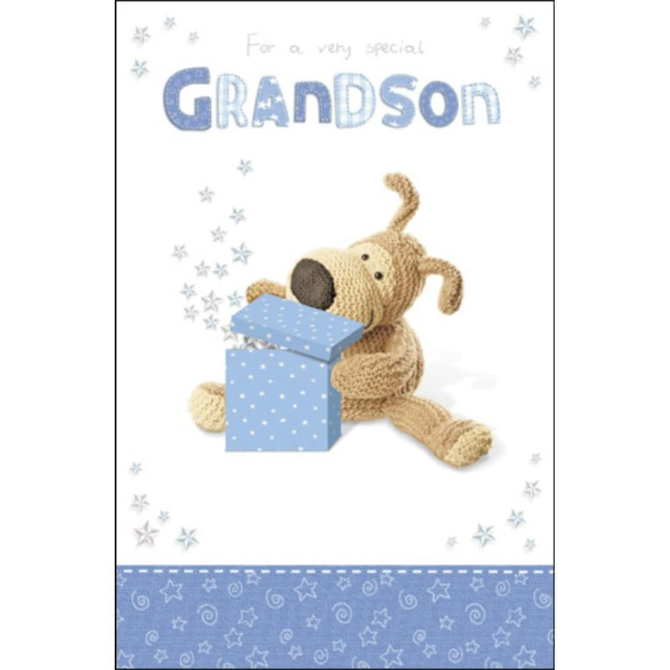 image 1 of Boofle Greeting Card - For A Very Special Grandson (228320)