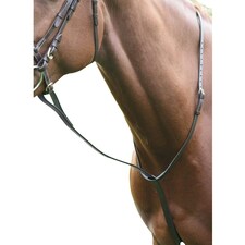 Blenheim Leather Horse Standing Martingale - Havana - Pony