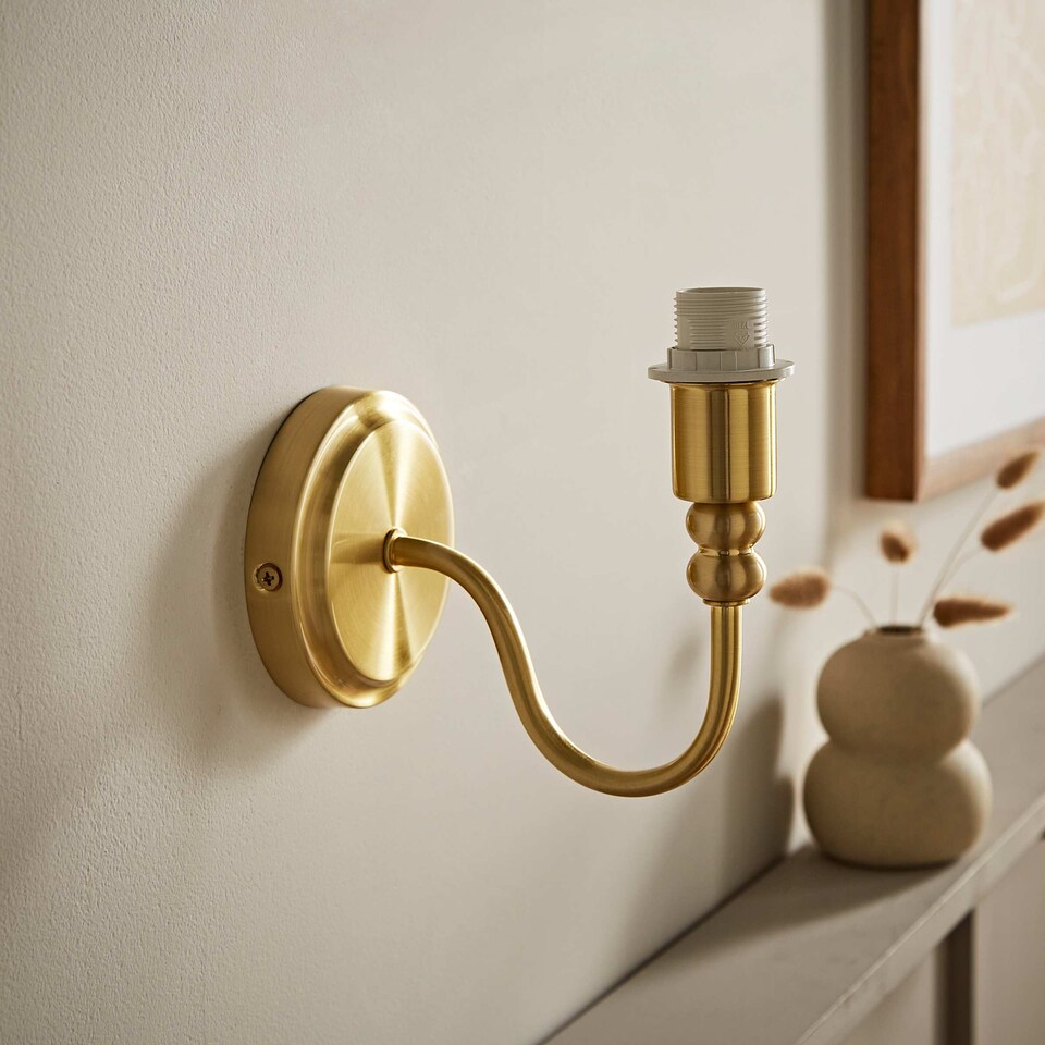 image 1 of ValueLights Binky Pair of Gold Rechargeable Wall Light Bases | Gold