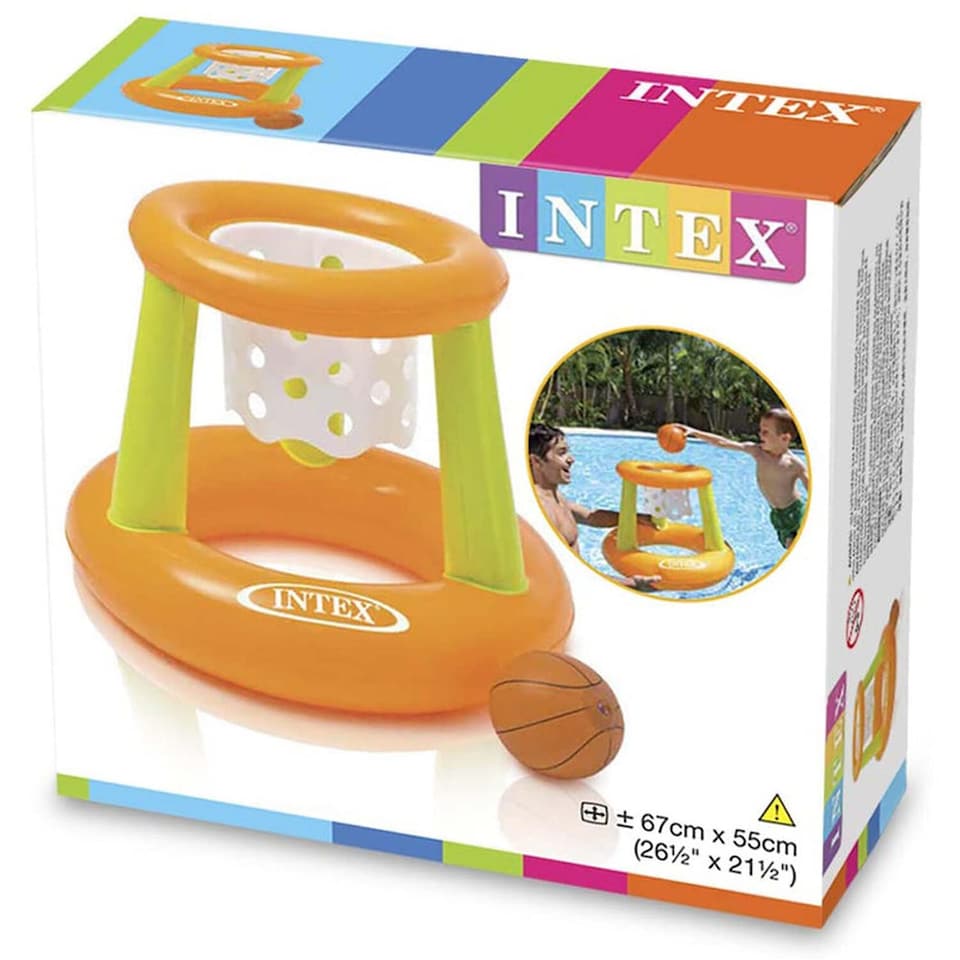 image 1 of Intex Inflatable Floating Hoop - Orange | Orange
