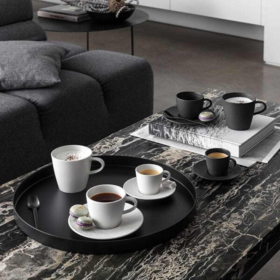 image 1 of Villeroy & Boch Manufacture Rock Noire Saucer For Espresso Cup