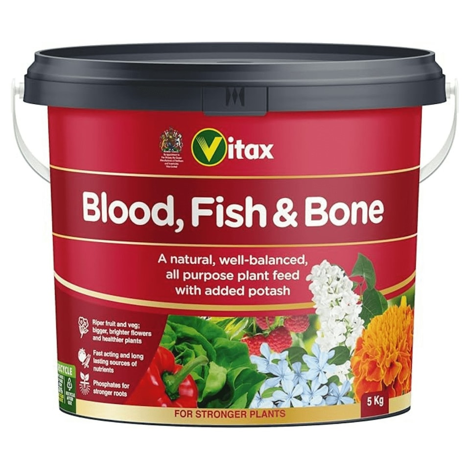 image 1 of Vitax Blood Fish and Bone Fertiliser, 5kg