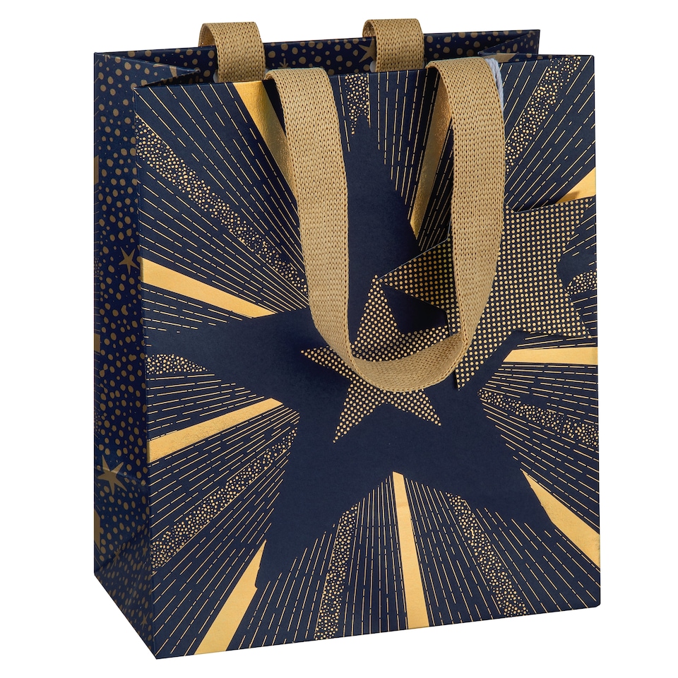 image 1 of Hallmark Pack Of 3 Gift Bags - 3 Sizes - Star Designs
