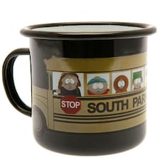 South Park Enamel Mug and Keyring Set Drinking Cup 500ml - One Size - Mugs - Regular - South Park