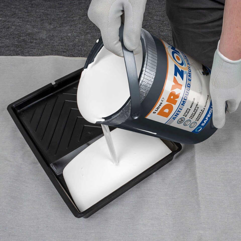 image 1 of Dryzone Anti Mould Paint - 5L White - Mould Resistant For 5 Years, 50m - 60m coverage