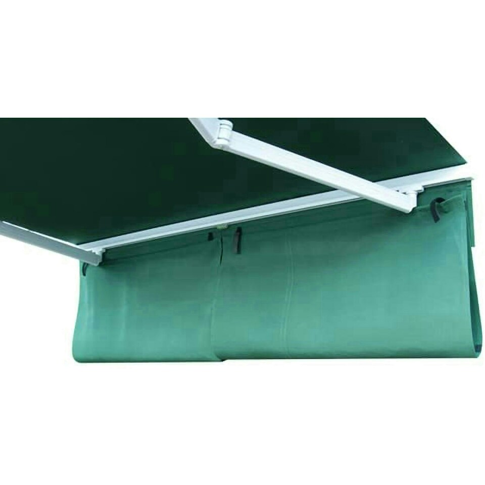 image 1 of Primrose 4m Dropdown Green and White Awning Valance 1m Drop Green | Green and White Stripe