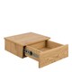 image 3 of Avignon Square Bedside Table with 1 Drawer in Oak