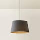 image 4 of ValueLights Aspen Small Grey Taper Ceiling Shade