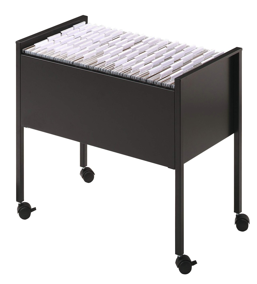 image 1 of Durable Universal Suspension File Trolley | for 80 A4 Folders | Black | Black