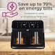 image 5 of Black Electric 8.5L Digital Air Fryer with Dual Drawer