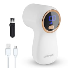 GEEPAS Fabric Shaver, Portable Digital Display Rechargeable Lint Remover De Bobbler for Clothes