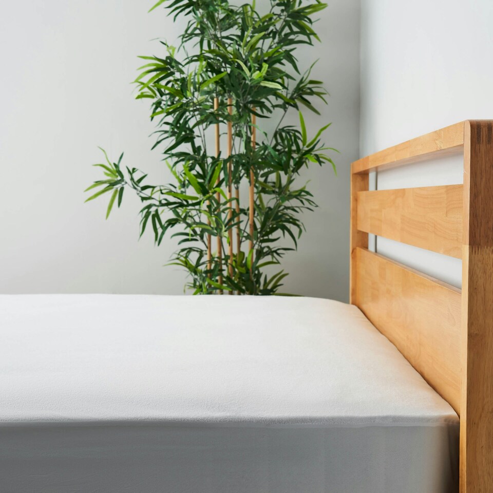 BHS Terry Waterproof Mattress Protector, Single Tesco Groceries