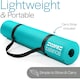 image 5 of Non Slip Yoga Mat (6mm Thick) - Green