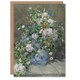 image 1 of Pierre Auguste Renoir Art Card Spring Bouquet in Vase
