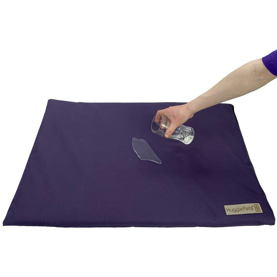 image 1 of HugglePets Waterproof Dog Mat Cushion Green | XL
