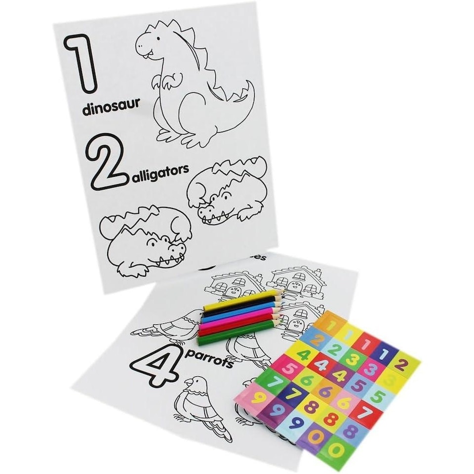 My 123 Colouring Set - Multicoloured - One Size