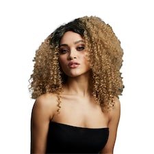 Fever Womens/Ladies Lizzo Wig - Caramel - One Size Brown | One Size