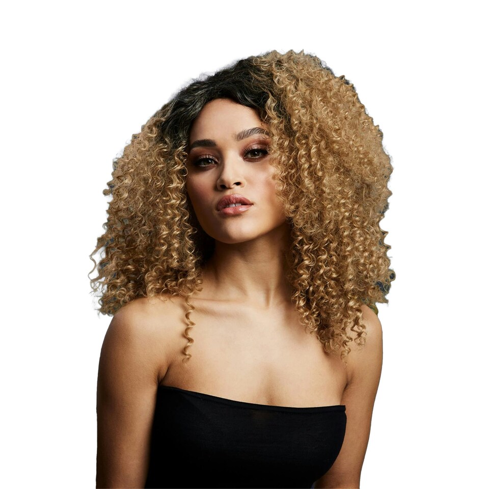 Fever Womens/Ladies Lizzo Wig - Caramel - One Size Brown | One Size