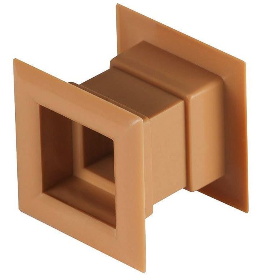 image 1 of 4pcs Mini Square Air Vent Door Grille Internal Ventilation Cover Oak Colour | Brown | Oak