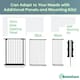 image 6 of Bettacare Extra Tall Pet Pen, Pentagon, Black, 105cm High, 5 Panels, 1x72cm Door Panel and 4x72cm Side Panels, Dog Pen for Pets Black