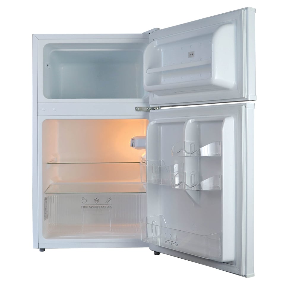 image 1 of Igenix IG347FF Freestanding Under Counter Fridge Freezer, 87 L 47 cm Wide, White