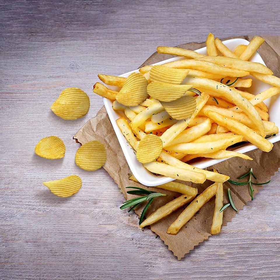 image 1 of ECONX Disposable Bagasse Food Tray Open Chip Trays Takeaway Open Tray For Serving Chips Pack of 200
