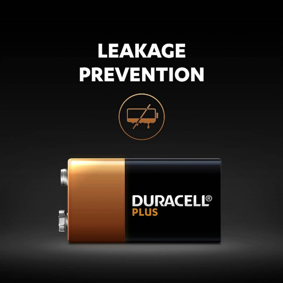 image 1 of Duracell 9V Plus Power Alkaline Batteries, Pack of 4 | Chrome | 4