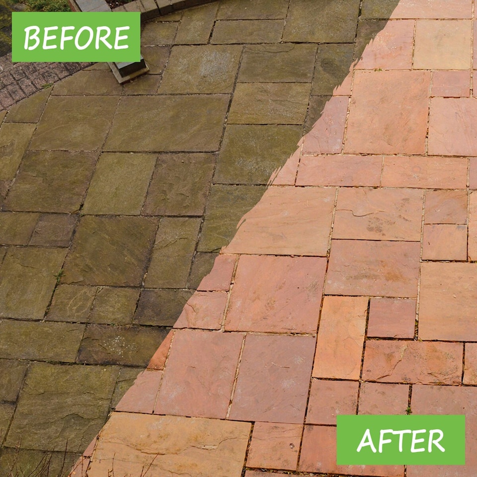 image 1 of Crikey Mikey Algae, Lichen & Mould Treatment, Professional Formula, Driveways, 20L Top Up Pack