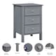 image 4 of Yaheetech Modern Style Side Table with 3 Spacious Drawers