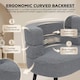 image 4 of Alivio Sherpa Sofa Chair for Living Room & Bedroom (Grey)