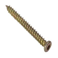 ForgeFix Concrete Frame Screw ZYP 7.5 x 62mm Box 100