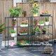 image 3 of VonHaus 4 Tier Greenhouse Shelving - Pack of 2