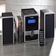 image 2 of Mini HiFi System CD Player For Home With Speakers - CD Micro System Mains Operated with FM Radio, Clock Radio Alarm, Snooze & Sleep, AUX IN, Remote Control