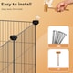 image 8 of Skylos Pet Pen 14 Panel Puppy Rabbit Kitten Playpen Indoor Enclosure Run Cage