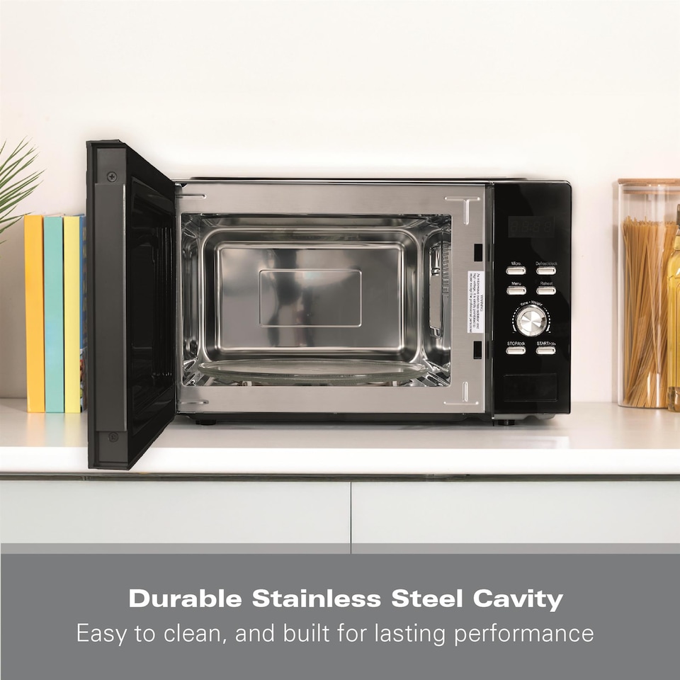 image 1 of Hamilton Beach 30L Black Family Microwave