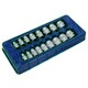 image 3 of 3/8" drive sockets metric shallow 8mm - 24mm 17pc set Satin Finish AT299