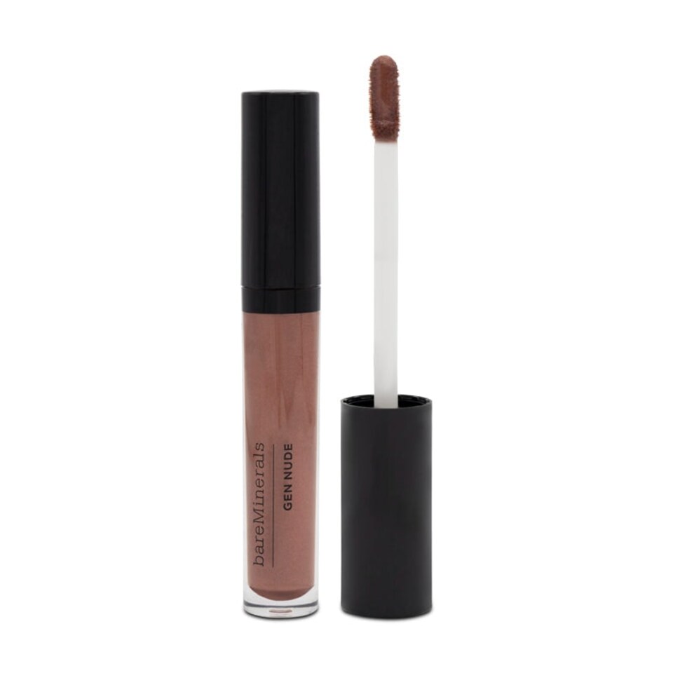 image 1 of bareMinerals Gen Nude Patent Liquid Lipstick Rubellite Pink