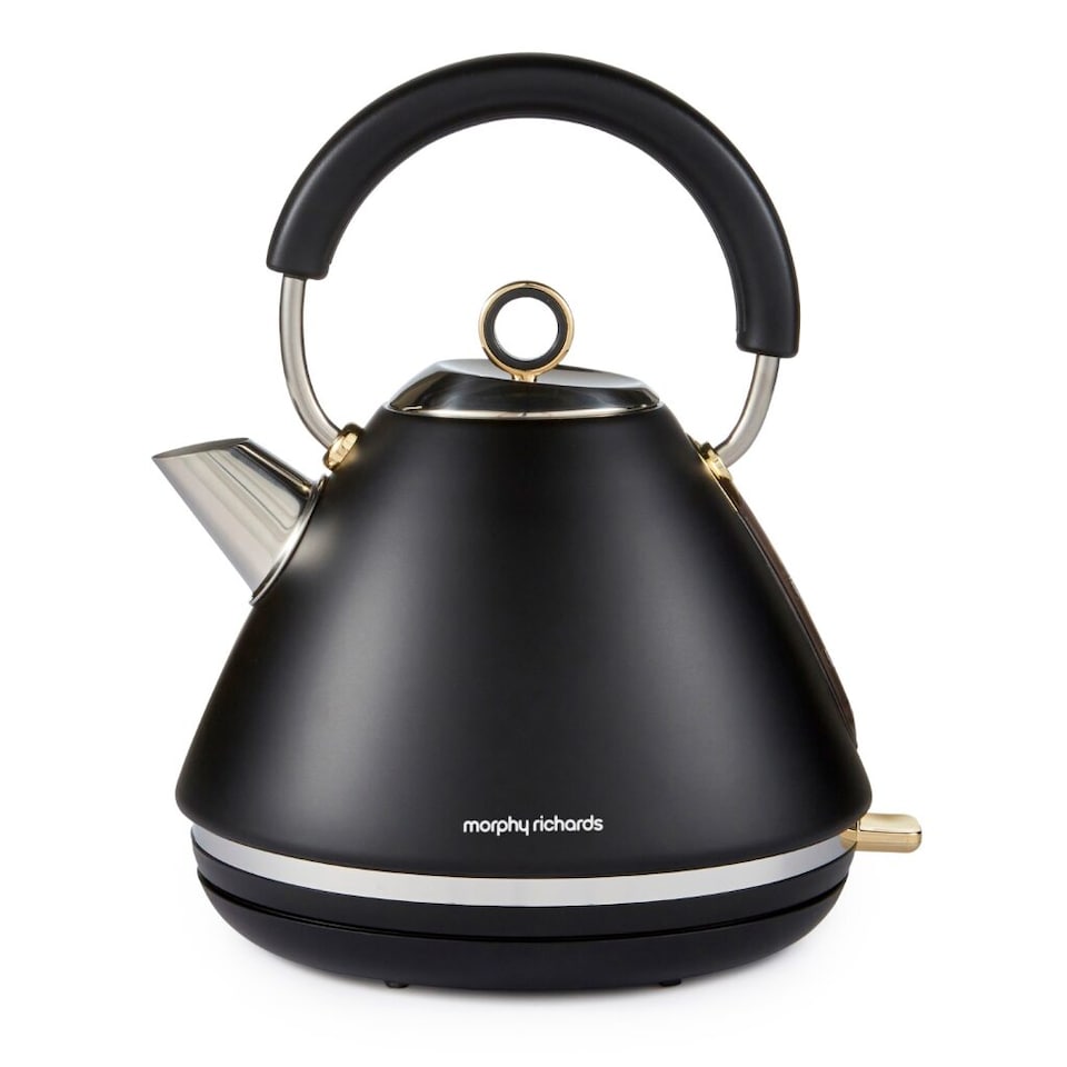 image 1 of MORPHY RICHARDS ACCENTS PYRAMID KETTLE BLACK
