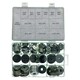 image 1 of 240pc Large Penny Repair Washers Circle Round Carbon Steel Nuts Screws Bolts