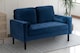 image 2 of Velvet Blue 2 Seater Sofa BRINDISI