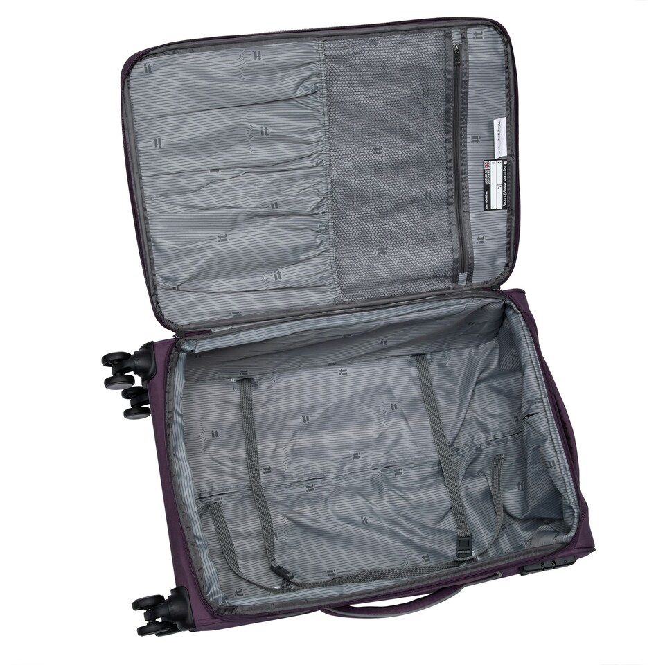 image 1 of IT Luggage Teleported Plum Perfect Expandable Medium Suitcase with TSA Lock Purple | Medium