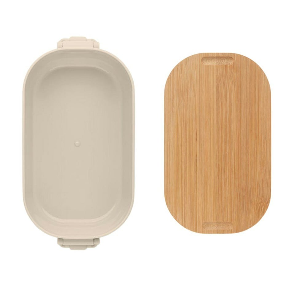 image 1 of MidOcean Lekker PP Plastic 700ml Lunch Box - Beige - One Size