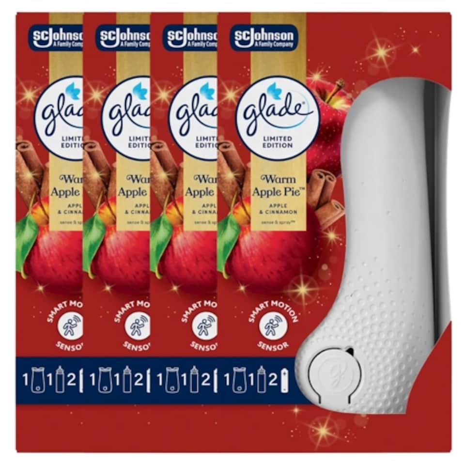 image 1 of Glade Sense & Spray Holder Apple | Red | 1 - Red | 1