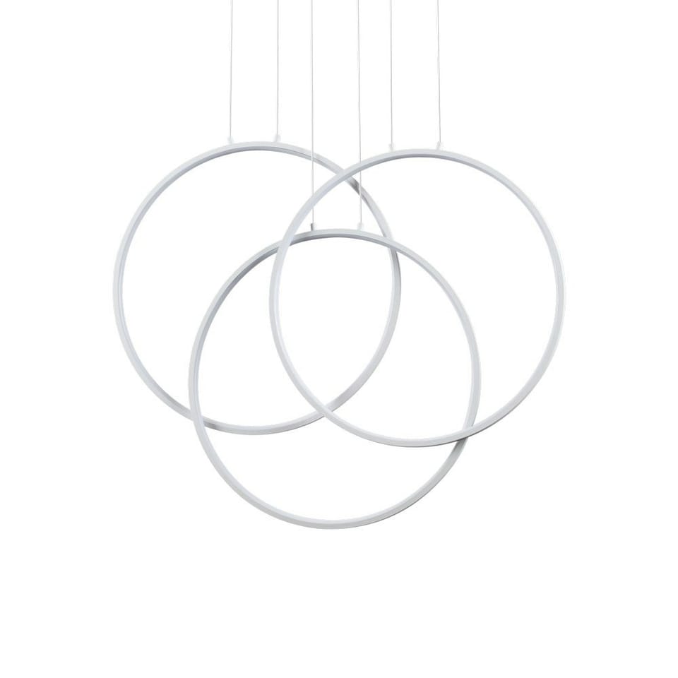 image 1 of Frame LED Decorative Integrated Pendant Light White, 3000K