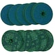 image 7 of 115mm 36 Grit Fibre Zirconium Oxide Abrasive Discs Sanding Grinding 200 Pack
