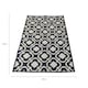 image 5 of Charles Bentley Blue Patterned Weatherproof Rug 120x170cm