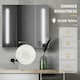 image 5 of kleankin LED Illuminated Mirror Cabinet with Lights, Touch Switch, for Bathroom
